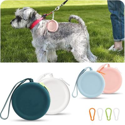 Pet Treat Pouch Dogs Treat Bag Silicone Dog Treat Pouch Zipper Closure Pocket Size For Dogs Outdoor Walking