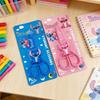 Disney Stitch Creative Scissors with Case Safety Paper Knife, Holiday Gift, Stitch Mini Scissors with Case