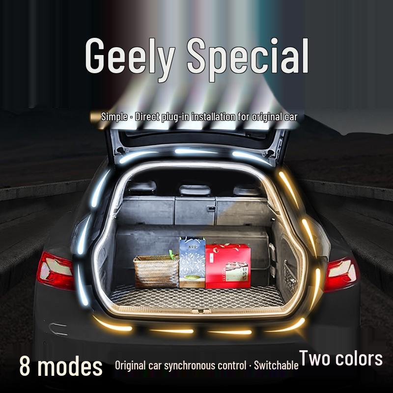 Interior Ambient Lighting Kits for Geely Vision X3/X6, Haoyue, LPRO, and Jiaji.