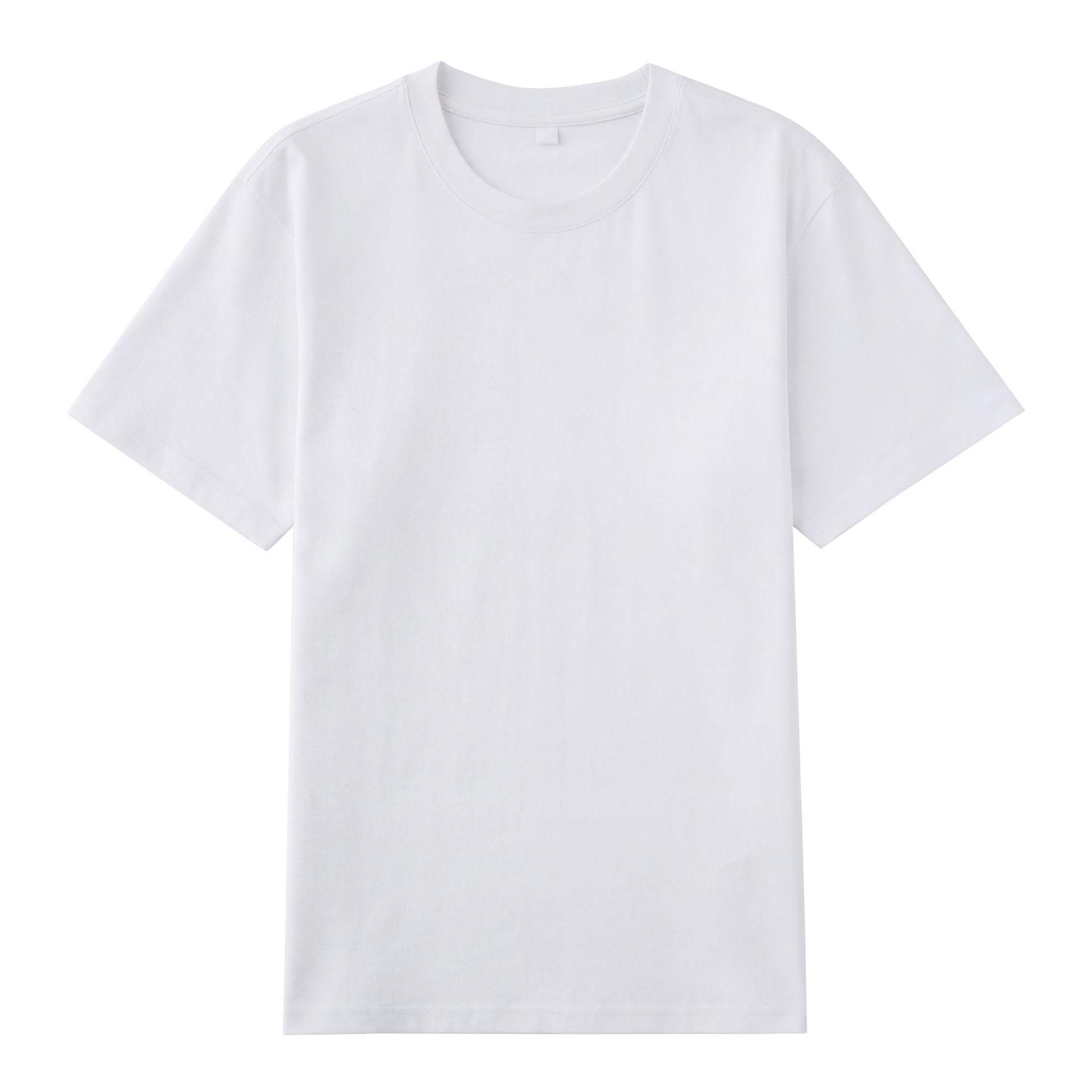 Unisex Round Neck Pure Cotton T-shirts – Basic Summer Solid Color Short Sleeve Trend S