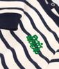 Sweat Combinaison A0BKX Milky 18 Months 81cm [Petit Bateau] White/Navy