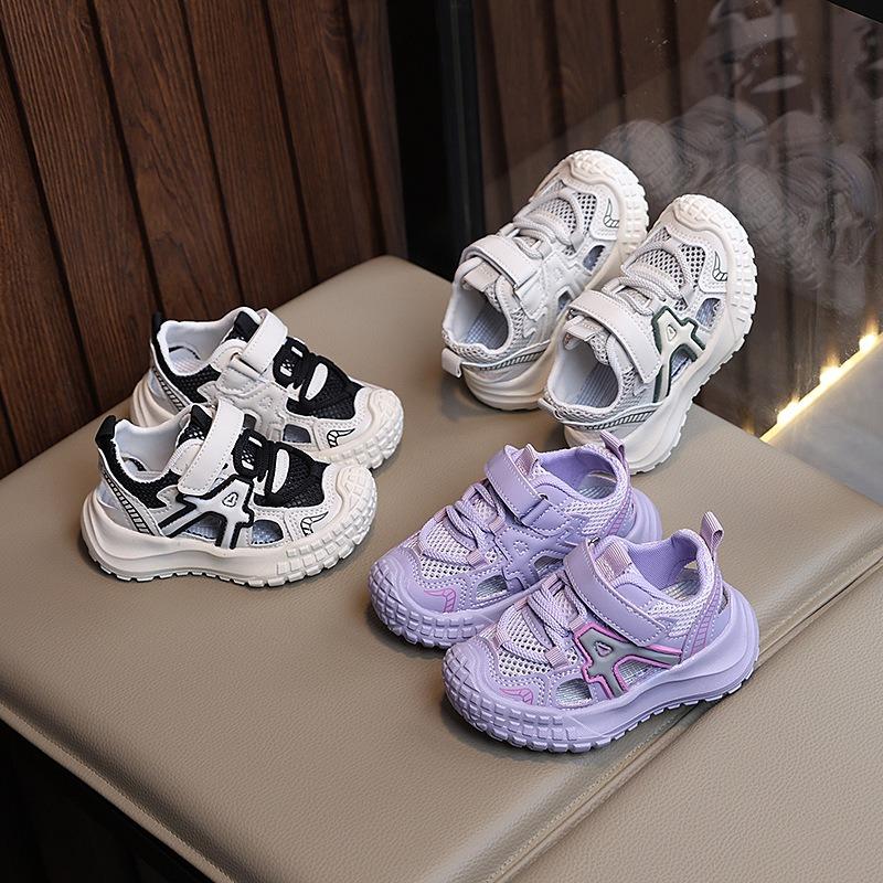 Kids Shoes Children's Sport Sandals Summer New Tire Sole Korean Style Girls' Dad Shoes Boys' Breathable Shoes