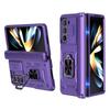 Odolné pouzdro Hinge Protection Phone Armor pro Samsung Galaxy Z Fold 8 Ultra / 7 6 5 s 360° magnetickým kroužkem a stojánkem