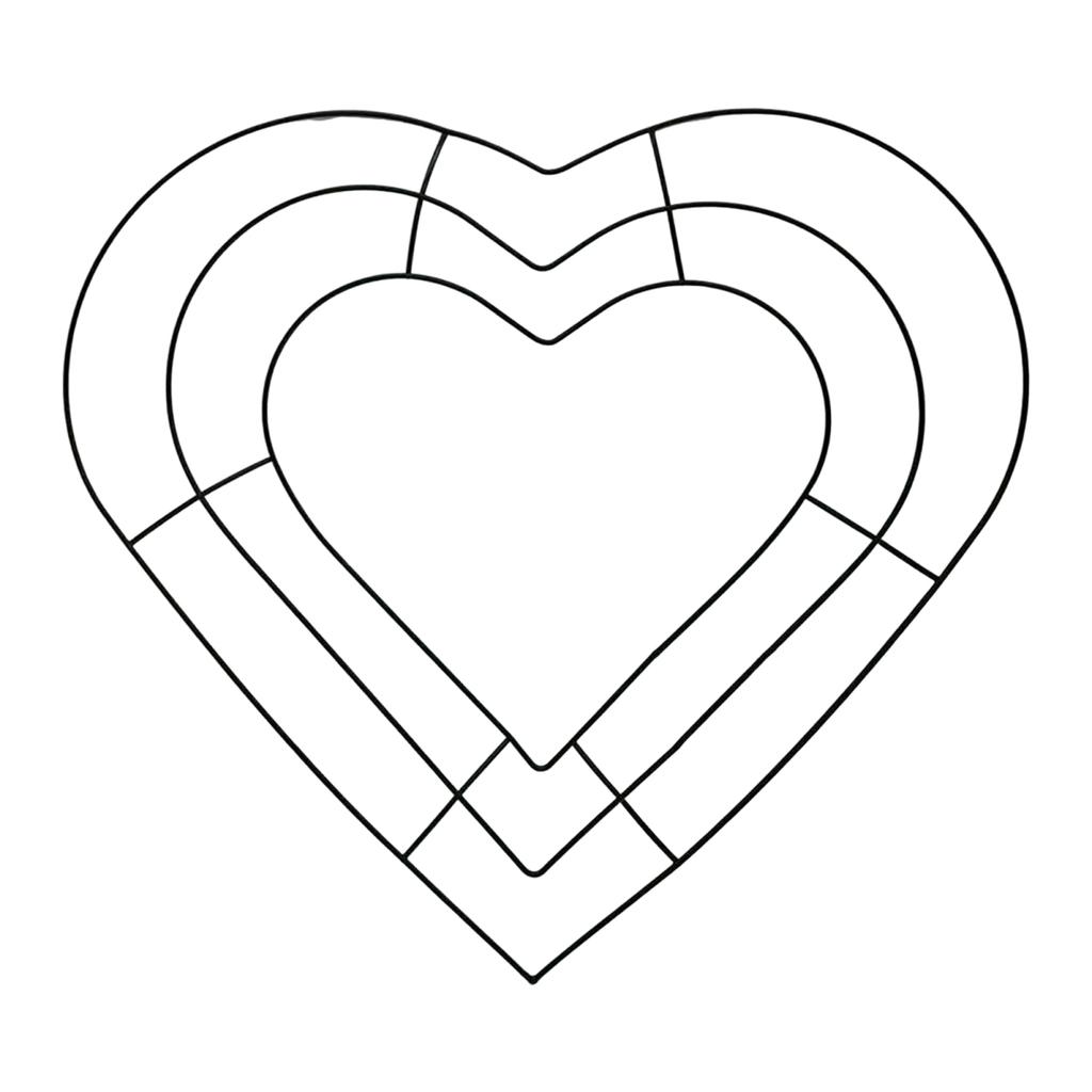 Yousheng Bee Hive Wreath Frame Heart Metal Wire Form Bee Shaped Wire Frame Wreath Form for Flowers Ribbons DIY Wreath Home Decor