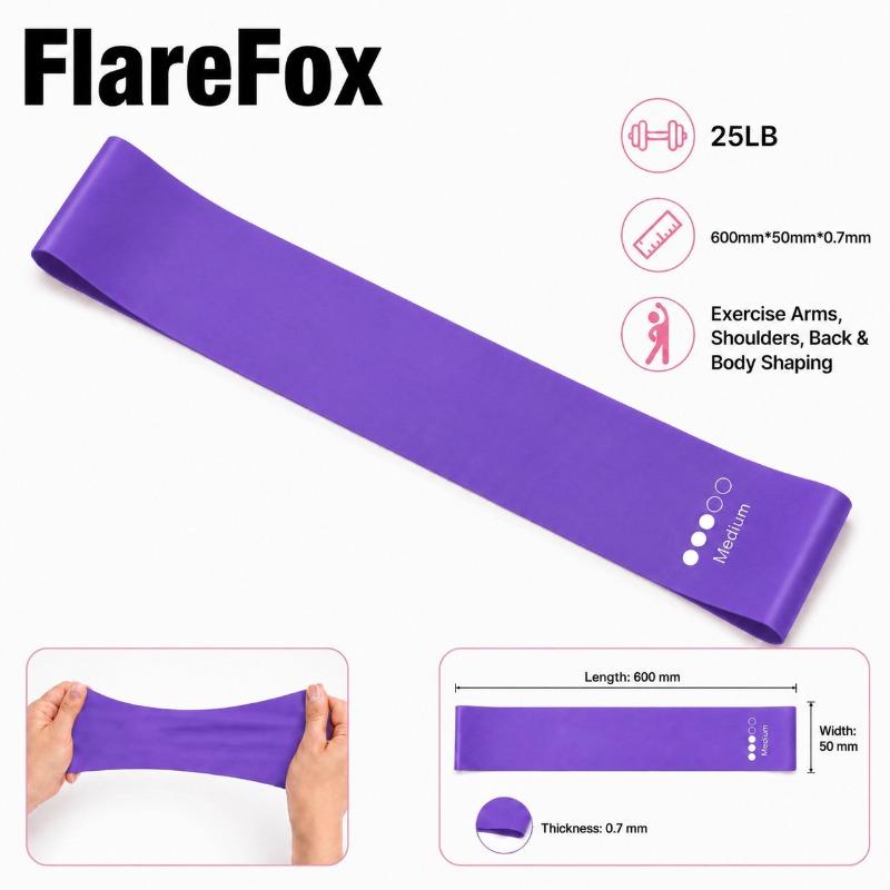 FlareFox Hip Resistance Bands Fitness Set Strength Agility Training Rehabilitation Muscle Exercises Yoga Home Gym Equipment 3