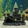 Resin Castle Aquarium Decoration Stable Base Fantasy Fortress Ornament
