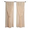 French Milk Tea Double Curtains Non-Punching Warp Knitted Lace Curtains Living Room Balcony Bedroom Finished Shading