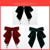 Velvet Bow Tie With Pearl Accents For Adults Suitable For Formal Events 2024 Autumn