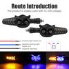 2PCS Motorcycle LED Turn Signal Light 12V 24V Safe Flashing Indicator Lamp Tail Brake lamp Decorative Lamp DRL For YAMAHA Honda