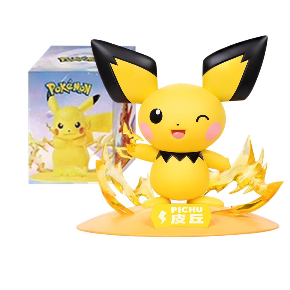 12Patterns Pok  mon Action Dolls Pikachu Blind Box Anime Models Desktop Decorations Pok  mon Toys Children's Birthday Gifts