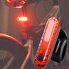 Bicycle Front Rear Light Set LED Rechargeable Head Light Taillight for Bike Night Cycling Riding Red Warning Tail Light 3 Modes