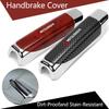 Car Hand Brake Cover Carbon Fiber Handbrake Grip Protector For Mitsubishi Outlander Lancer ASX Interior Accessories MA8