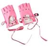 Women's Half-Finger Steel Pole Dance Gloves for Nightclub and Fashion Shows