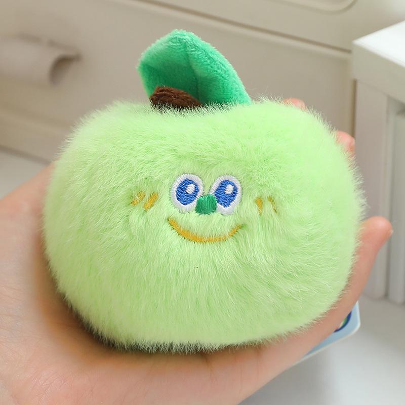 Cute Fruit Keychain Girls Bag Pendant School Bag Back Plush Toy Doll Wedding Throwing Doll
