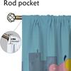 Pink Panther Elegant Room Curtains for Camera Partition Window Curtain for Room 2 Panel Halloween Decoration Shades Living Child