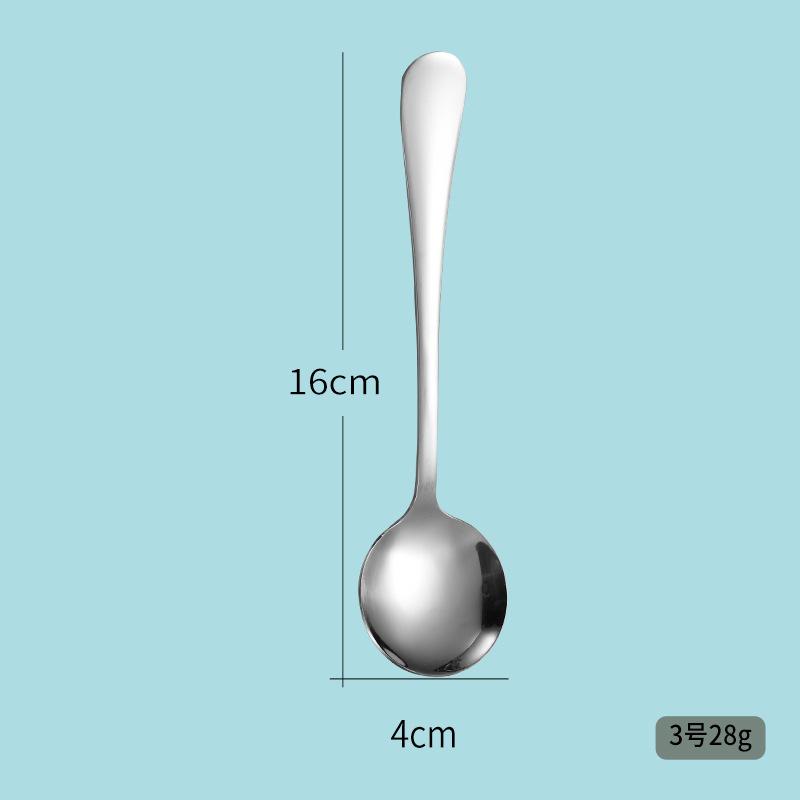 Stainless Steel Tableware Western Knife and Fork Spoon Eating Spoon Soup Spoon Coffee Stirring Spoon Dessert Spoon Steak Knife and Fork
