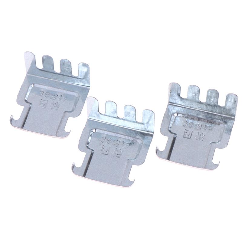 100PCS W Clip Double Furring Clip Wclip Metal Furring Wall Clip For Ceiling Work Gypsum Board Ceiling Hanging Parts