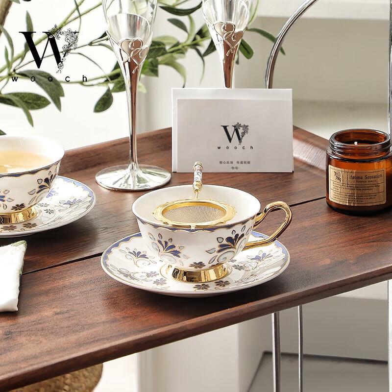 WOOCH Blue Sea Ceramic Cup & Saucer Gift Set