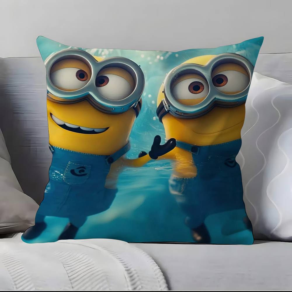 Cute Cartoon Thief Dad M-M-Minions Pillow Case Pillowcase Soft Skin Friendly & Comfortable With A Hidden Zipper