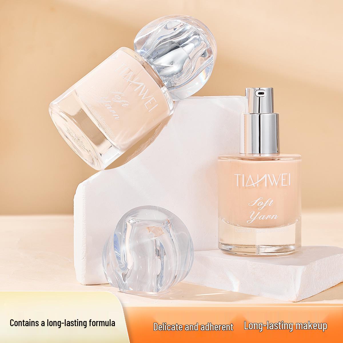 

Tiwei Long-Lasting Concealing Lightweight Natural Foundation 30ml