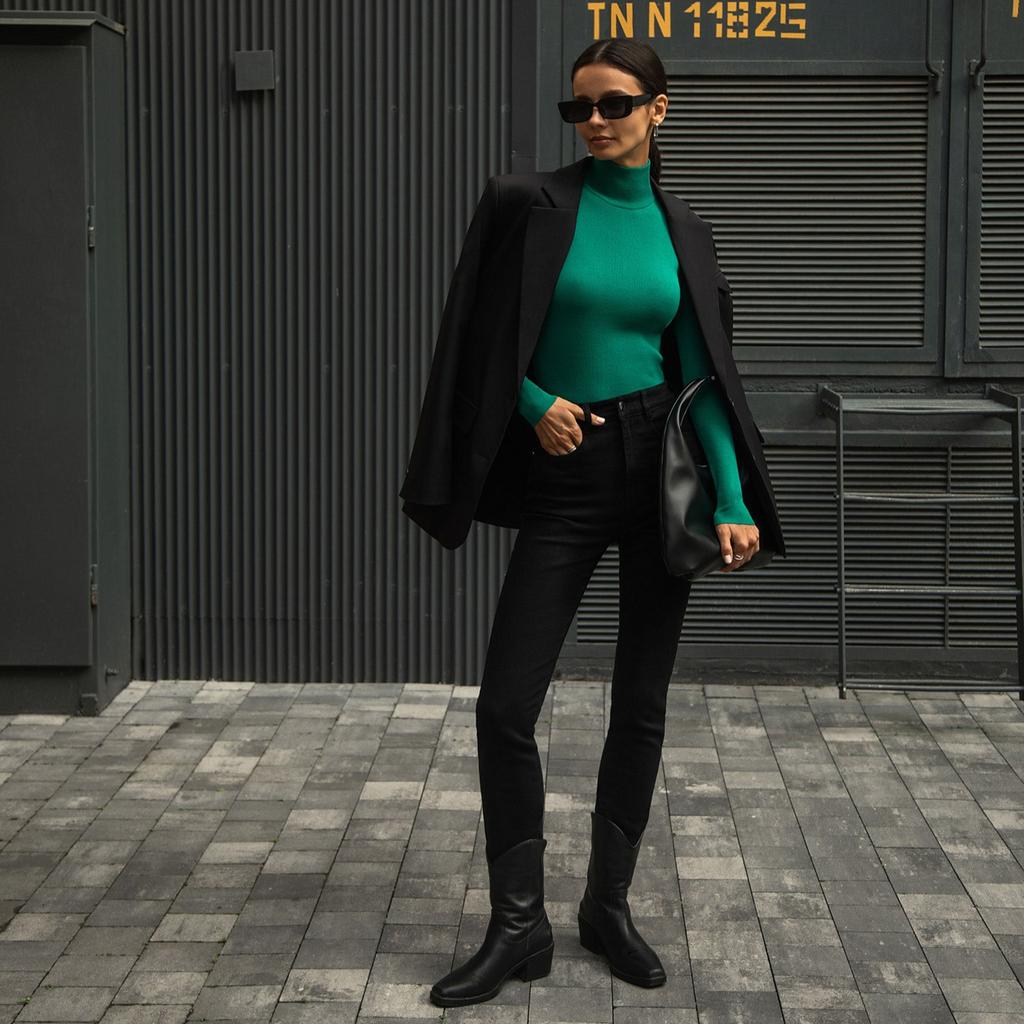 GMXIA Damen Halbhoher Kragen Unterhemd Herbst und Winter Neu Temperamentvoll und Elegant Schlank Warm Langärmliges Innen-Jumper