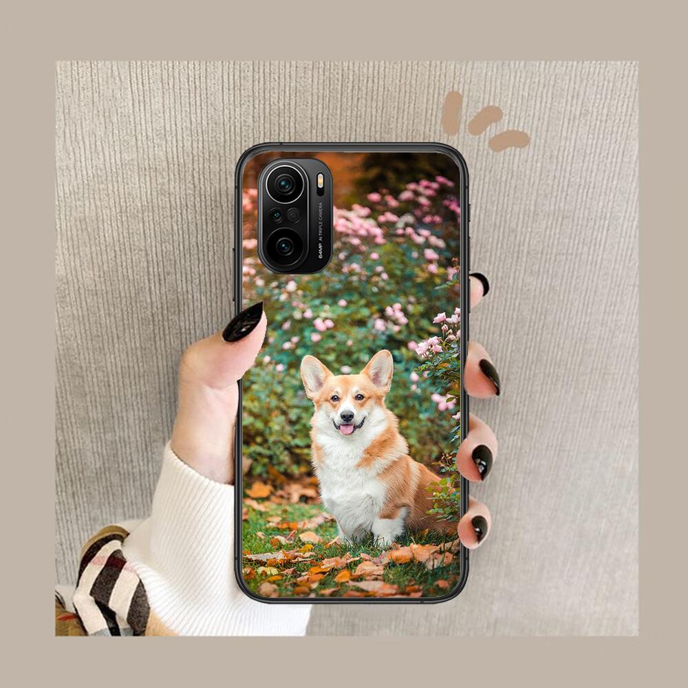 GYKZ Cartoon Shiba Inu Dog Phone Case For Xiaomi Redmi POCO F1 F2 F3 X3 Pro M3 9C 10T Lite NFC Black Cover Silicone Back Prett M