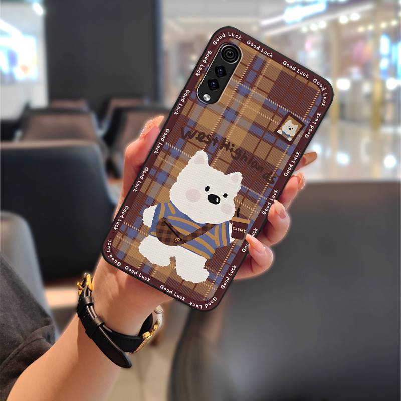 Soft case Full wrap Phone Case For LG Velvet 4G/5G Graffiti Phone Pouch TPU Animals Durable Silicone Fashion Design Cute
