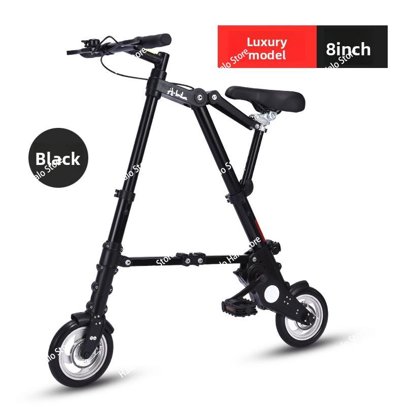 10 Inch ABike Folding Bike 8 Inch Mini Portable Pedal Bicycle Ultra Compact Lightweight Commuter Bike