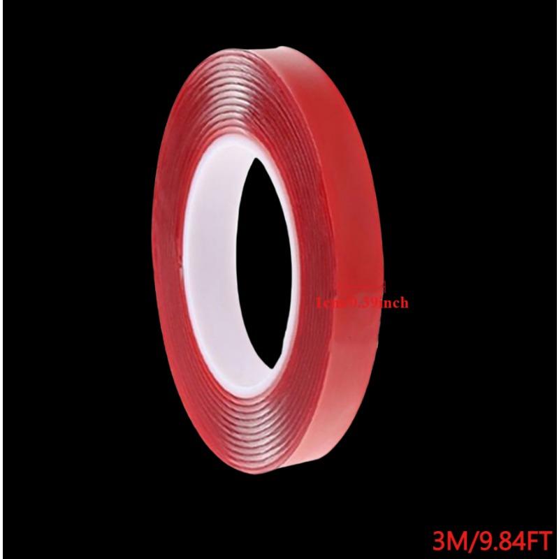 Car Strong Double Sided Adhesive Stickers Tape Nano Transparent Reusable Waterproof Auto Tape Clean Tools Car Protect Sticker