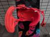 [GEBRAUCHT] Swirl Snowboard Schwarz, Pink, Orange Bindungen