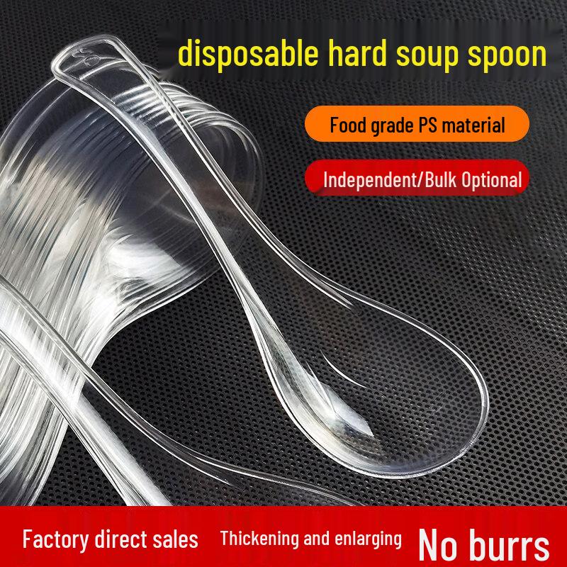 Disposable Plastic Soup Spoon