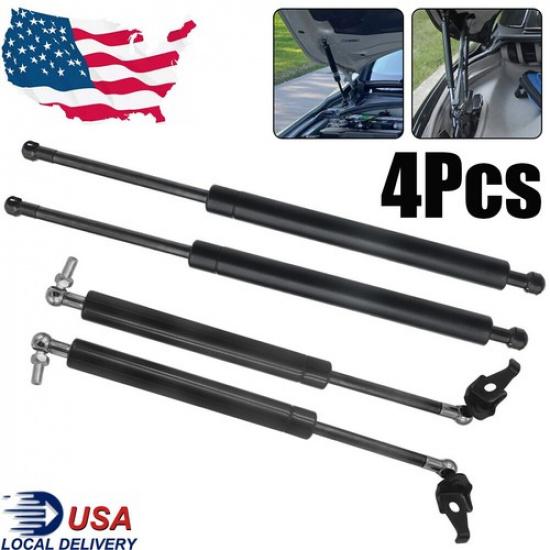 4Pcs Front Hood+Rear Trunk Tailgate Gas Struts Lift Support For Lexus SC430