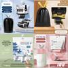 Heavy Duty Drawstring Garbage Bags For Kitchen And Bathroom Use With Durable Pe Material