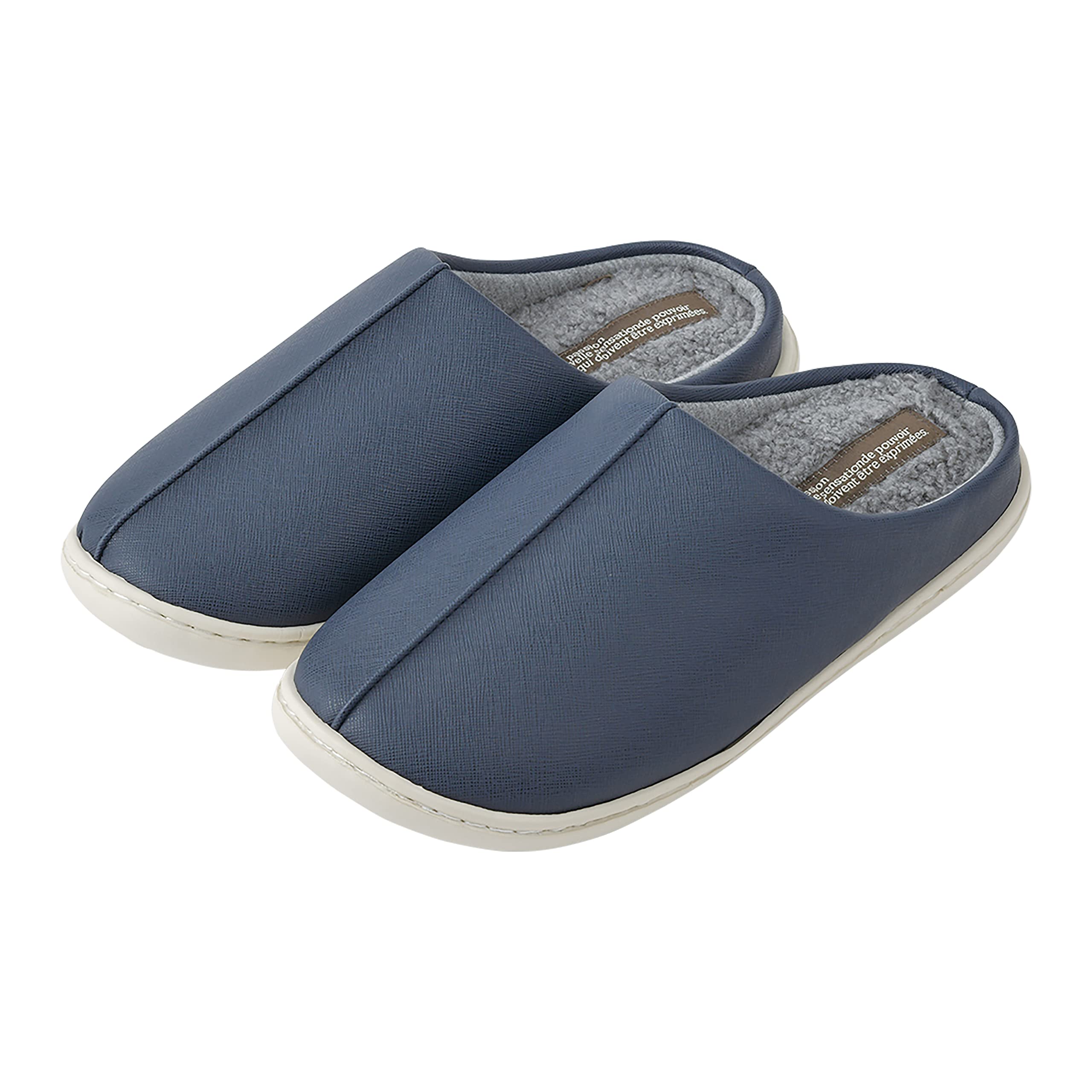 

Livheart Комнатные тапочки Nouvelle Luxe Темно-синие, Размер L (25-27см), Съемная стелька, Boa, 92911-63