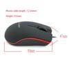 Optical Wired Mouse 1200Dpi Computer Office Mouse Non Slip Business Office Home Laptop Usb Wired Mouse Accessories