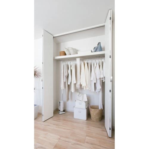 Jujitsu Pre-Cut Pillow Shelf Set, V Series, with Pipe, 4.5 Shaku, Shell White, JTCPVM-375S4HP-LW-A