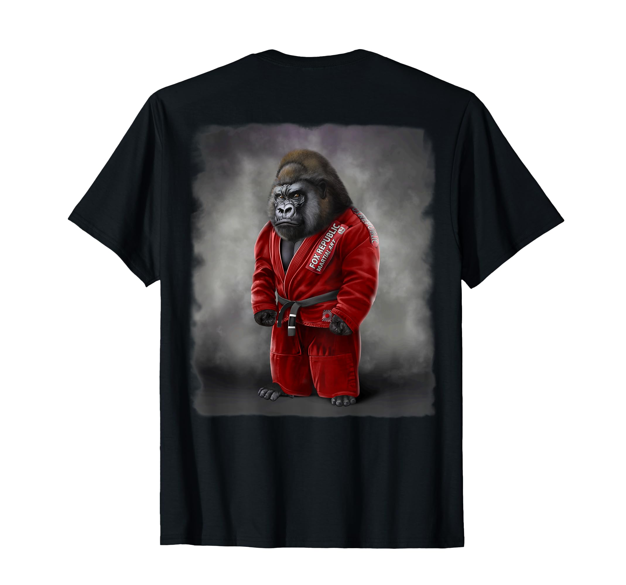 

Gorilla sensei of Japanese judo and karate martial arts. T-shirt чорний