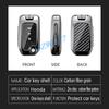 For Honda Accord Civic Cr-V Crv Carbon Fiber Accessories Metal Carbon Fiber Car Key Fob Case Cover Keychain