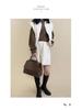 2025 Spring/Summer Large Capacity Genuine Leather Women's Crossbody Tote Bag