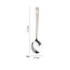 1 creative cartoon relief deer spoon, home 304 stainless steel spoon, children's dining spoon