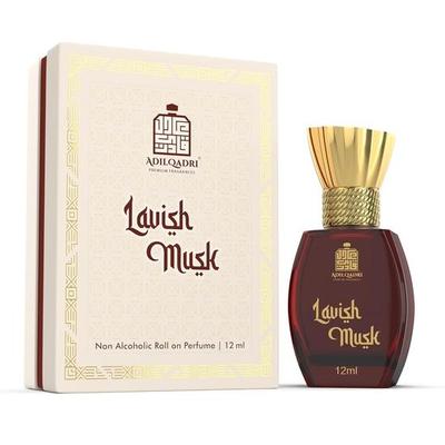 AdilQadri Lavish Musk Attar | Musky Unique Scent | Unisex Non-Alcoholic Roll-On | Long Lasting Attar - 12 ML