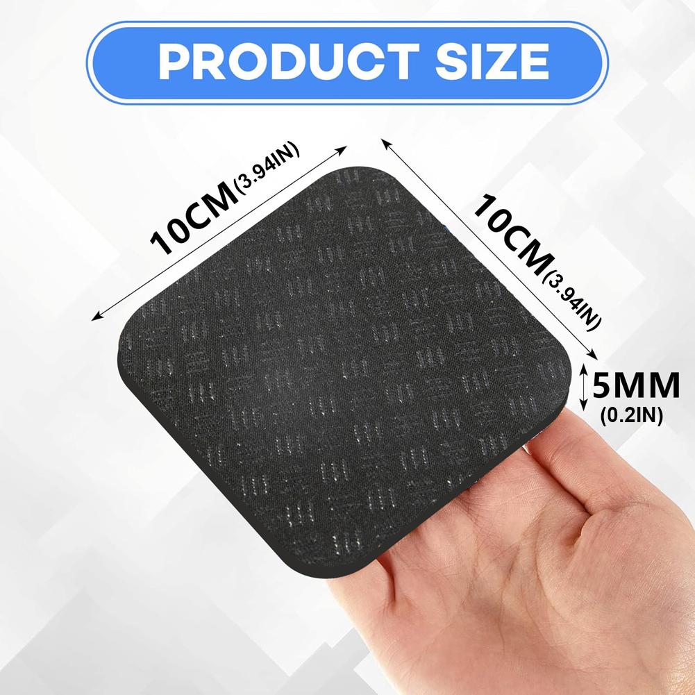 6Pcs Silicone Treadmill Mats Treadmill Pads Multipurpose Exercise Equipment Mats Noise Reduction for Walking Pad Exercise Bike