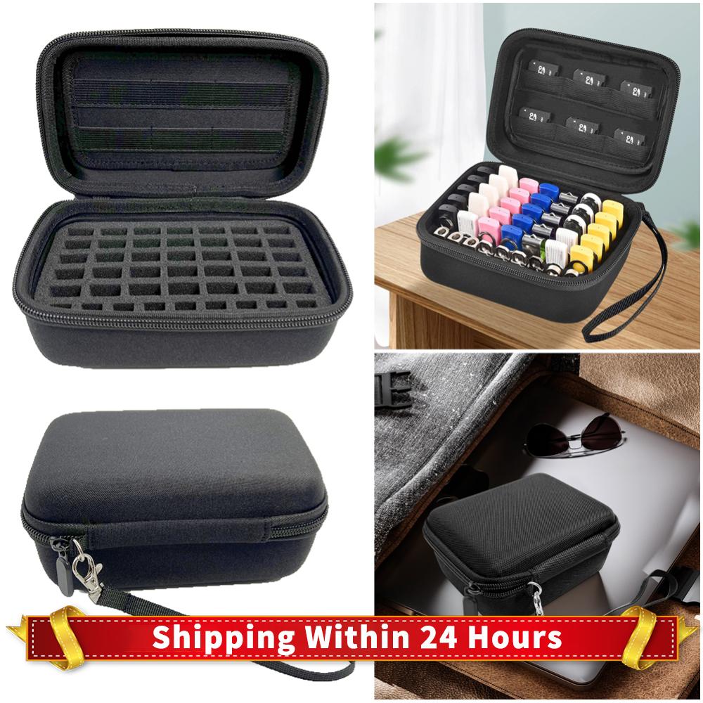 USB Flash Drive Case SD Card Thumb Drive Holder Organizer USB Storage Case USB Flash Drive Storage Bag for USB Flash Drive Pen