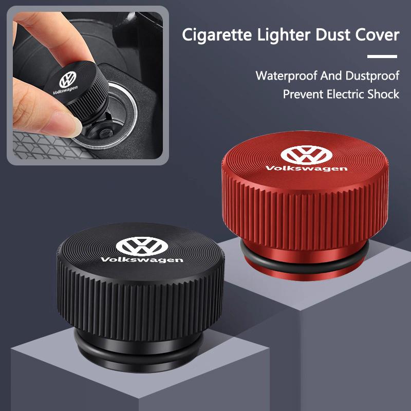 Car Cigarette Lighter Plug Waterproof Cover Protective Case For VW Volkswagen Golf 7 Tiguan MK2 T-roc T-cross Polo Golf Passat xn2