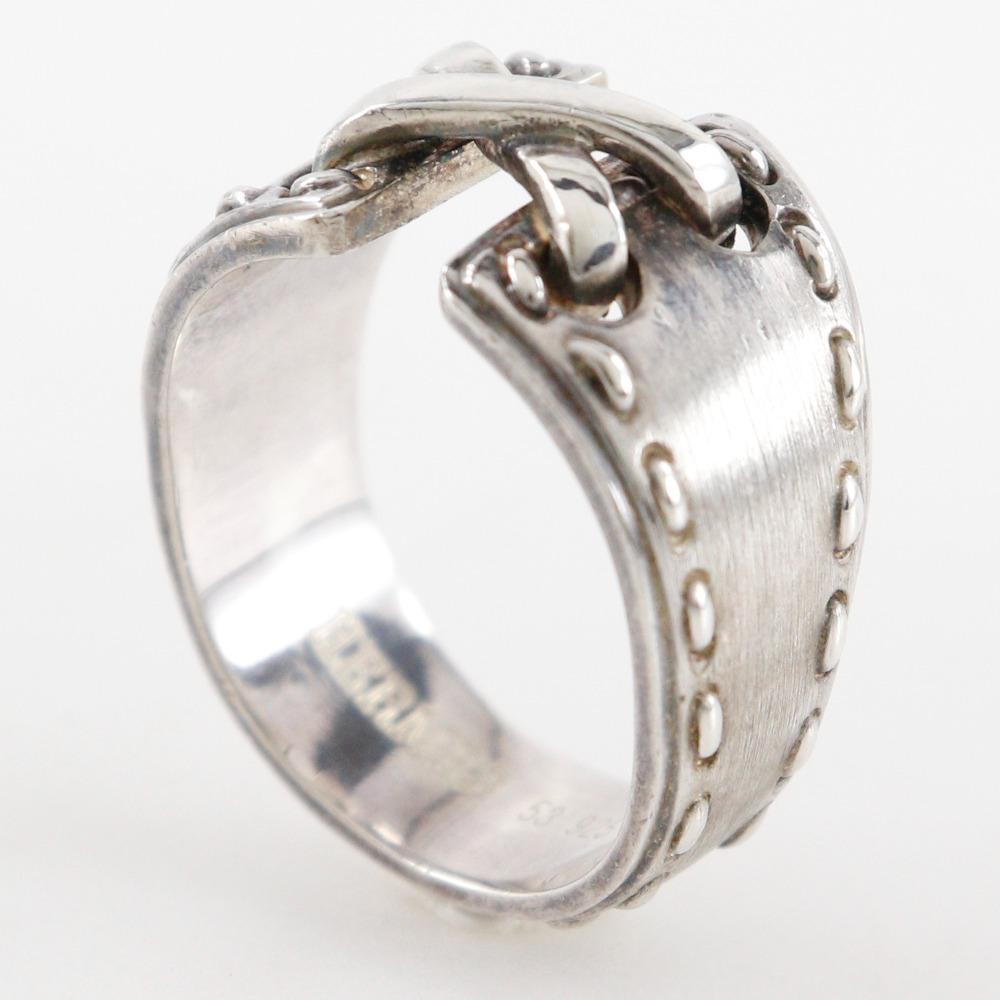 Hermes Mexican Ring Ring Vintage Silver925 #5.6(US Size) 7.03g Unisex Used