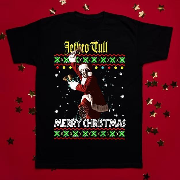 

New Popular Jethro Tull Merry Christmas Gift For Fans Men S235XL Shirt WE154 Unisex T-Shirt XXXL