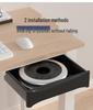 Hidden Under-Desk Adhesive Drawer for Workspace Organization