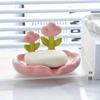 1pc Brand New Creative and Adorable Floral Soap Dish That Doesn't Require Punching Drainage Holes.