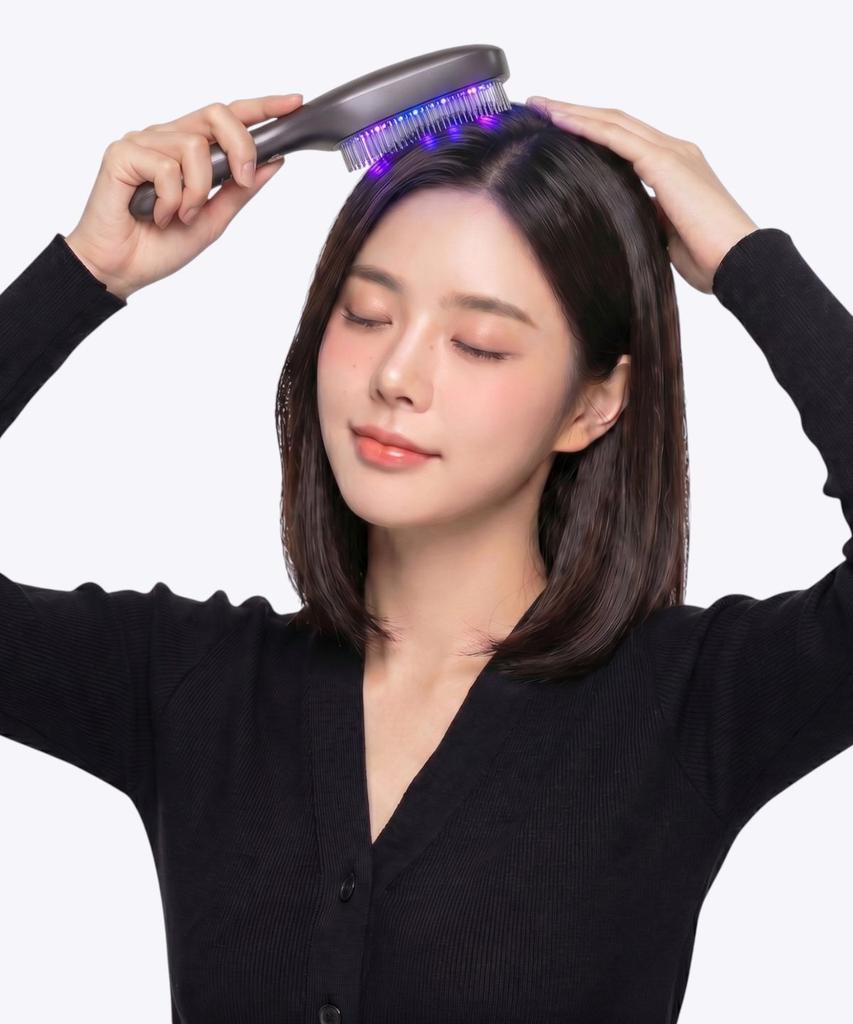 Scalp Massager Care Device Brush EMS Negative Ion Touch Beauty Braun