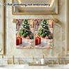 Christmas Snowy Town Bath Towel, Soft Absorbent Quick Dry Shower Towel, Snowman Xmas Gift Kids Bath Towel